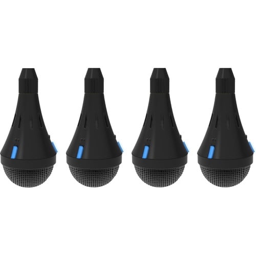 ClearOne Ceiling Microphone Array Analog- X 4 Array 6 Channel Black Bundle