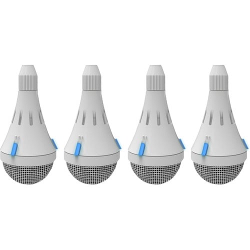 ClearOne Ceiling Microphone Array Analog- X 4 Array 6 Channel White Bundle