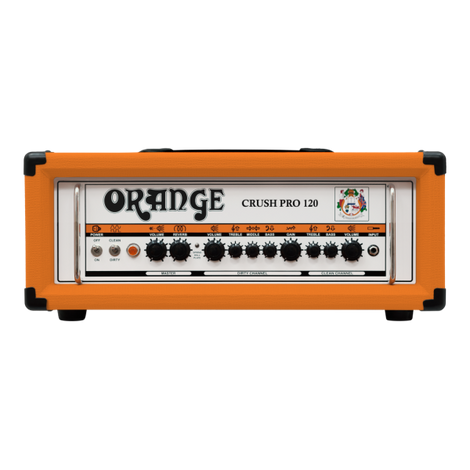 Orange CR120H Crush Pro 120-Watt Solid state Head Amplifier