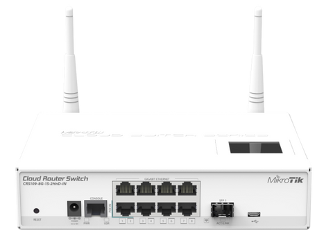 MikroTik CRS109-8G-1S-2HnD-IN 13 W Cloud Router Switch
