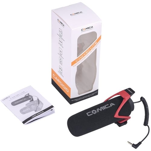 Comica Audio CVM-V30 LITE R Camera-Mount Shotgun Microphone for Cameras