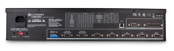 Crown CXM 2000 Cinema Monitor Crossover Amplifier