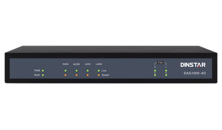 Dinstar DAG1000-4O FXO VoIP Gateway