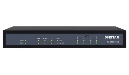 Dinstar DAG1000-8O FXO VoIP Gateway