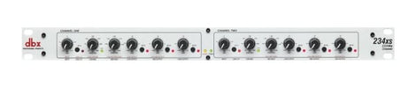 dbx 234xs Stereo 2/3 Way, Mono 4-Way Crossover with XLR Connectors UK Version