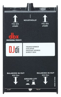 dbx DJDI 2-channel Passive Direct Box