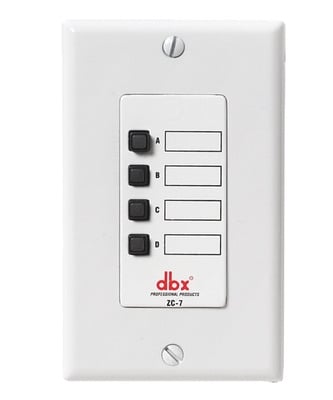 dbx ZC7 Wall-Mounted Zone Controller