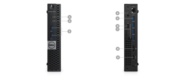 Dell OptiPlex 7040 MFF Workstation (Core i5, 500GB, 8GB, Win 7 Pro Includes Win 10 Pro License)