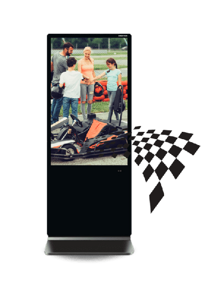Specktron DKS2-43 AP 24/7 HD Touch Floor Standing Kiosk