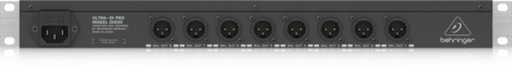 Behringer DI800 Mains Phantom Powered 8 Channel DI Box