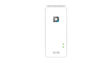 D-Link AC750 Portable Wireless Wi‑Fi Router and Charger