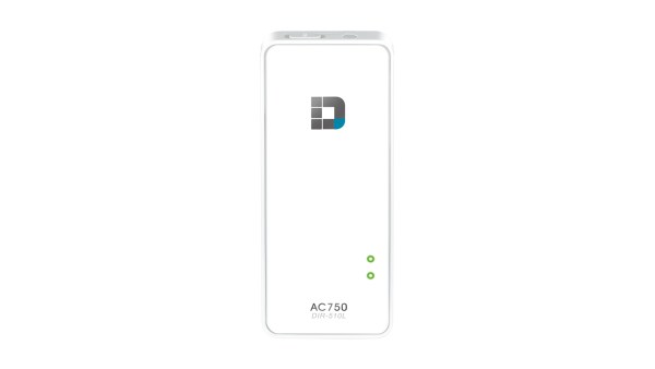 D-Link AC750 Portable Wireless Wi‑Fi Router and Charger