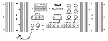 Ahuja SSA5000EM 7-Microphone & 2-Aux Input Amplifier