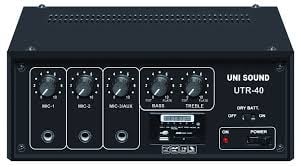 Ahuja UTR40 3-Microphone 1-Aux Input PA Amplifier