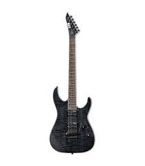 ESP LM200FMSTBLK LTD M-200FM, See Thru Black Finish Guitar