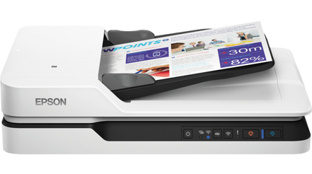 Epson WorkForce DS-1660W Wi-Fi Flatbed Document Scanner
