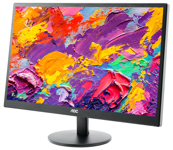 AOC E970SWN LED 19 Monitor Class VGA Only (Black)
