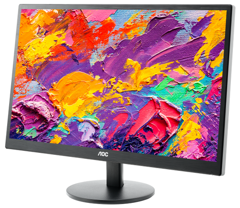 AOC E970SWN LED 19 Monitor Class VGA Only (Black)