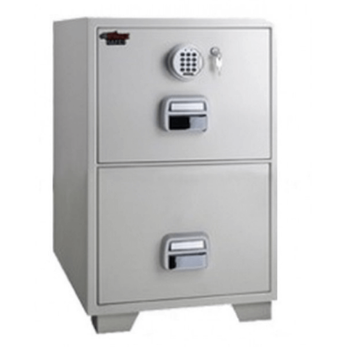 EAGLE SF-680-2EKX FIRE RESISTANT FILING CABINET, 2 DRAWERS, DIGITAL WITH KEY LOCK