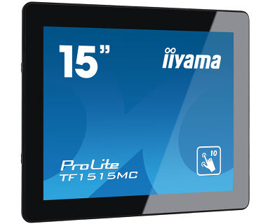 Iiyama Open Frame PCAP 10 point touch screen equipped with touch through glass function