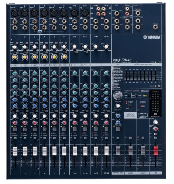 Yamaha EMX5014C Console Style All-In-One Powered Mixer