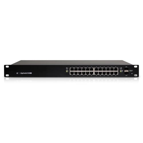 Ubiquiti EdgeSwitch 24-Port 250-W Managed PoE + Gigabit Switch with SFP