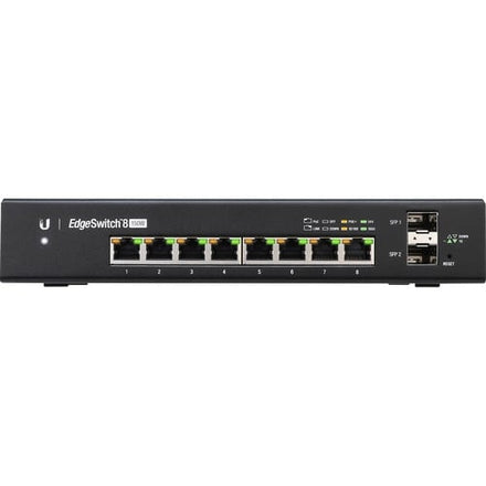 Ubiquiti EdgeSwitch 8-Port 150-Watt Managed PoE+ Gigabit Switch with SFP