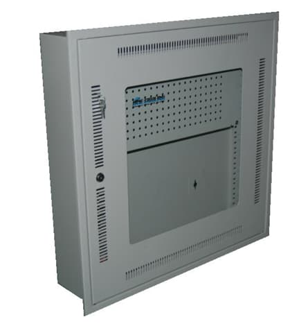 eZon 12U Recessed Network Cabinet - Glass Door