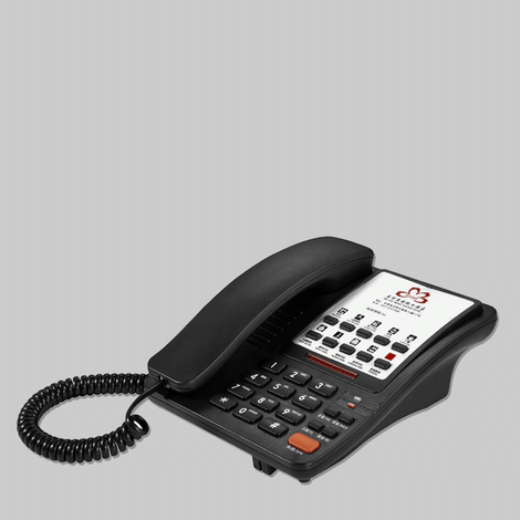 eZon SN-0010 Hotel Telephone - Black