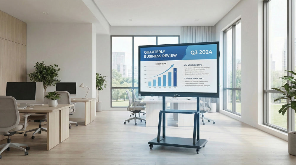 eZon IS-6518 Pro 65-Inch Interactive Flat Panel - Front View