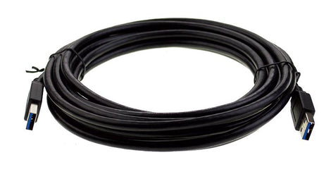 eZon USB 3.0 A-to-A Top-Angle Cable - Black