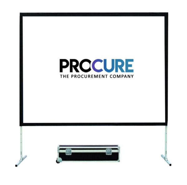 Buy Anchor 300cm x 225cm Fast Fold Front / Rear Projection Screen - 4:3 Aspect - 150