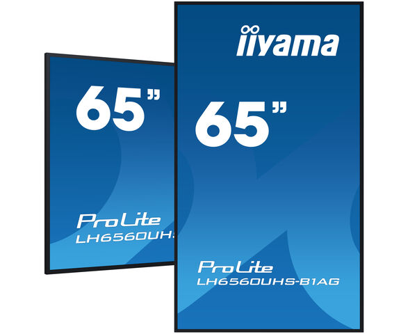 65" 4K UHD professional digital signage display with advanced control and connectivity options – ProLite LH6560UHS-B1AG