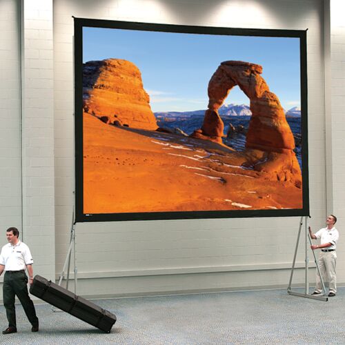 Dalite Fast Fold Heavy Duty Deluxe Projection Screen
