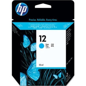 HP 12 Cyan Original Ink Cartridge C4804A