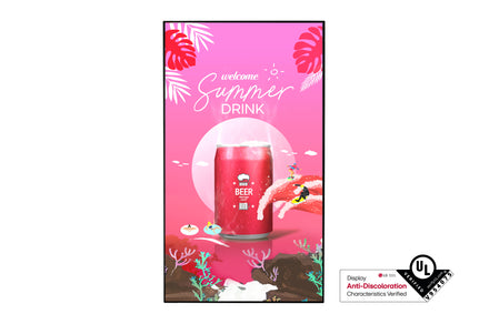 LG 75XS4P-M 75-inch window-facing digital signage display