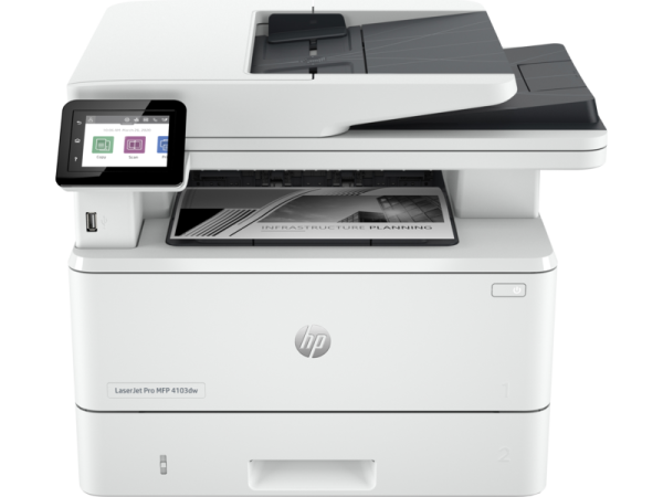 HP 4103dw LaserJet Pro MFP 40ppm with Touchscreen Display Multifunction Printer