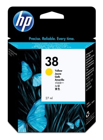 HP 38 Yellow Original Ink Cartridge C9417A