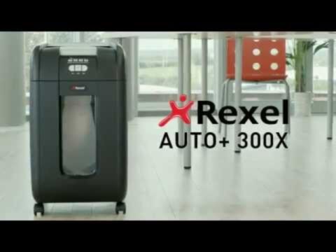 Buy Rexel Auto+ 300X Cross Cut Paper Shredder in Dubai, Sharjah, Abu Dhabi, Ajman, Al Ain, Ras Al Khaimah, Fujairah, Umm al Quwain, UAE