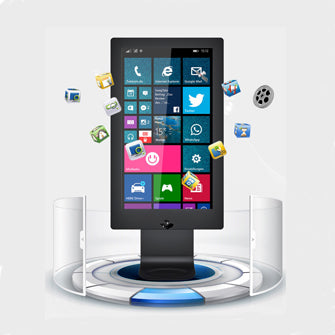 Trend 21.5" Stylish Hand Sanitizer Digital Signage Kiosks – TD-215SKF3
