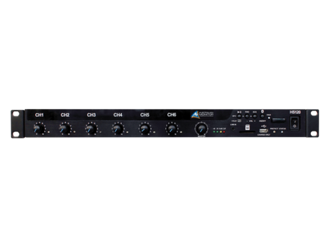 Australian Monitor HS120 6 Channel 120W Mixer Amplifier