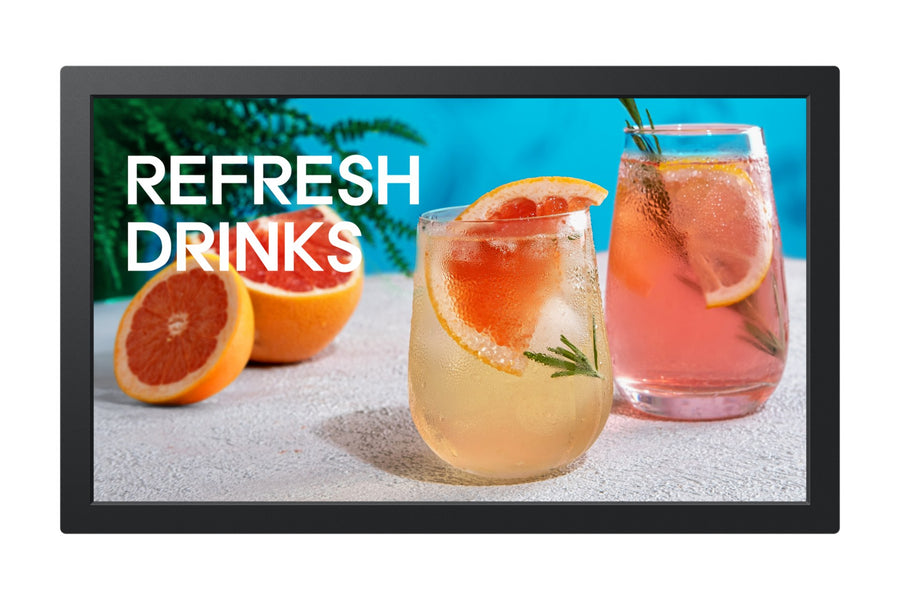 Samsung QB13C 13-inch small signage display with black bezel