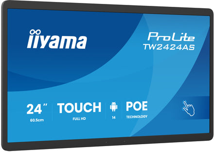 iiyama ProLite TW2424AS-B3P 24-inch Full HD Android touch panel PC with PoE