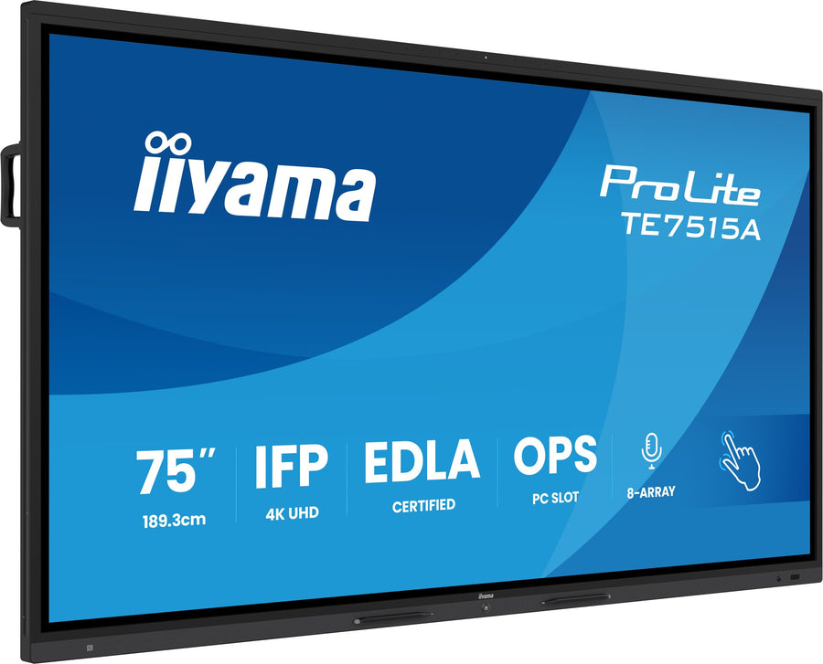 iiyama ProLite TE7515A-B2AG 75-inch 4K VA interactive flat panel