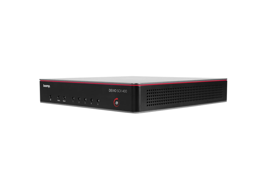 Biamp Devio SCX 400 conference room hub and audio DSP