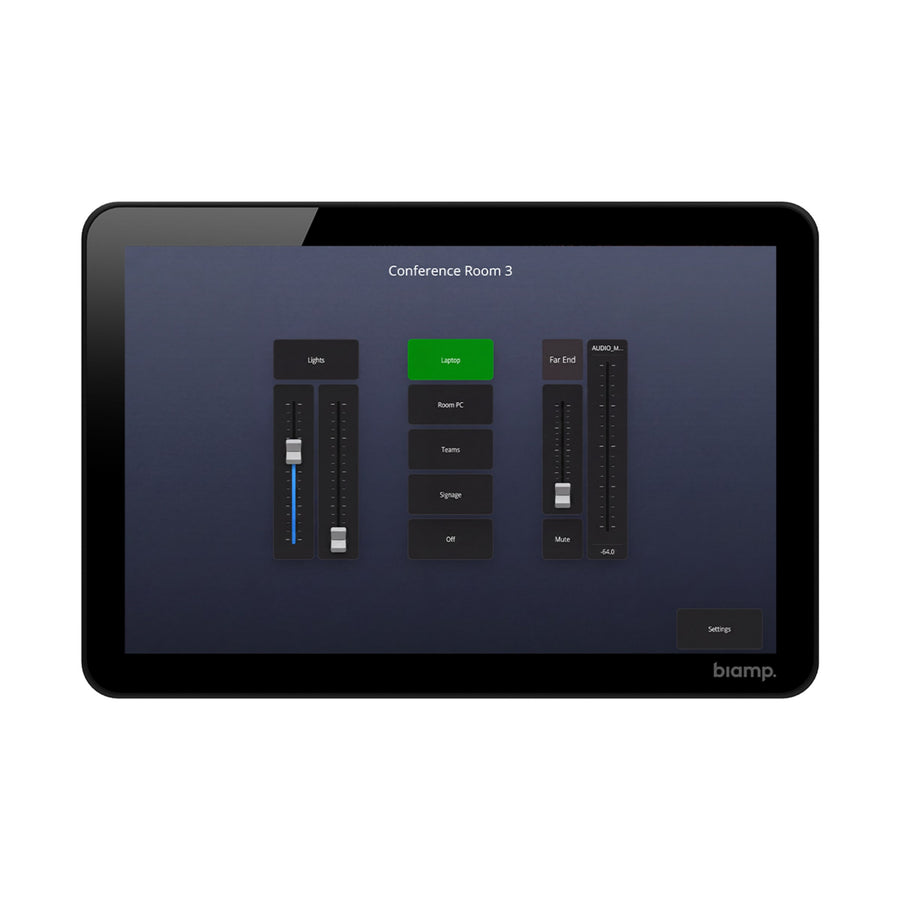 Biamp Apprimo Touch 8i room control touch panel