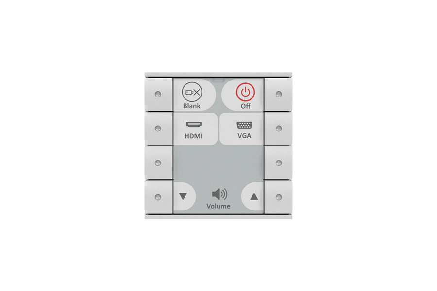 Biamp Impera Echo 8EUW white room control keypad