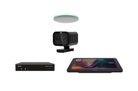 Biamp Devio UCX 3000 MRB-UCX3000T-VIDI280-DCMX-2CIC6 video conferencing bundle with ceiling microphone