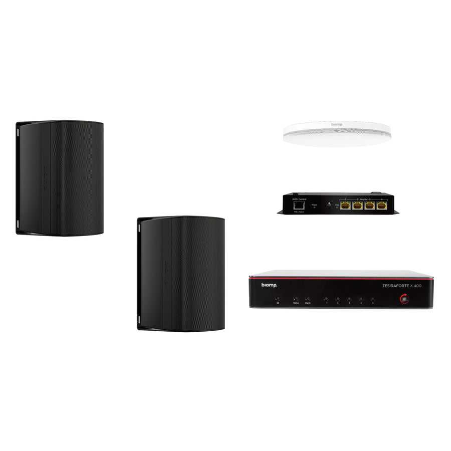 Biamp MRB-M-X400-C-DXS5 video conferencing room bundle