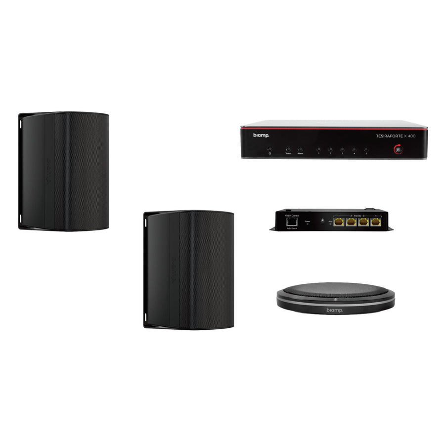 Biamp MRB-M-X400-T-DXS5 meeting room audio bundle
